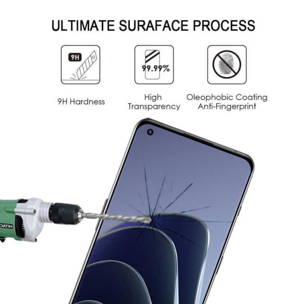 OnePlus 10 Pro 5G - Fuld dækning hærdet beskyttelsesglas