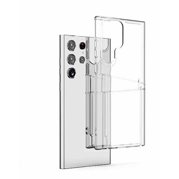 Samsung Galaxy S22 Ultra - Transparent Case Double Card Slot