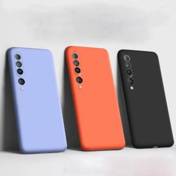 Xiaomi Mi 10 - Silikon Skal Mikrofiber Ljusgrön