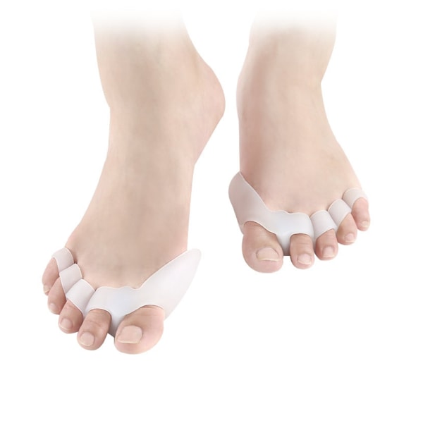 Hallux Valgus skydd - Lång tå Transparent