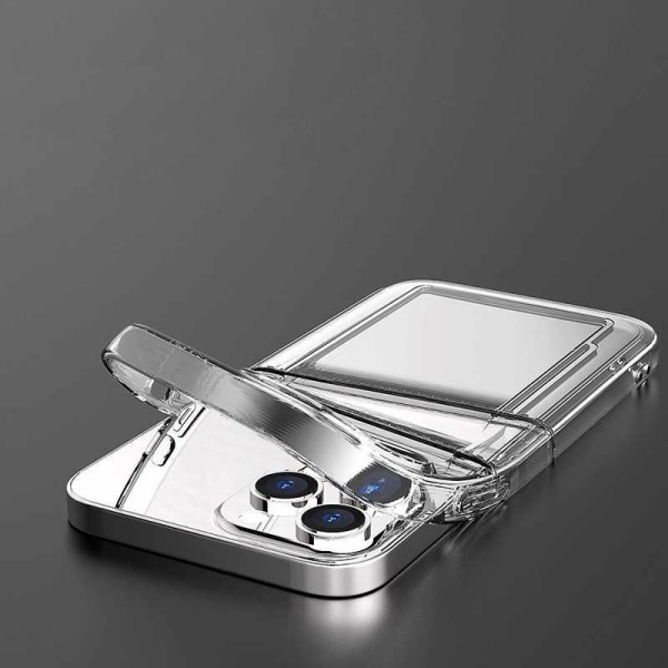 iPhone 12 Mini - läpinäkyvä case, kaksinkertainen korttipaikka