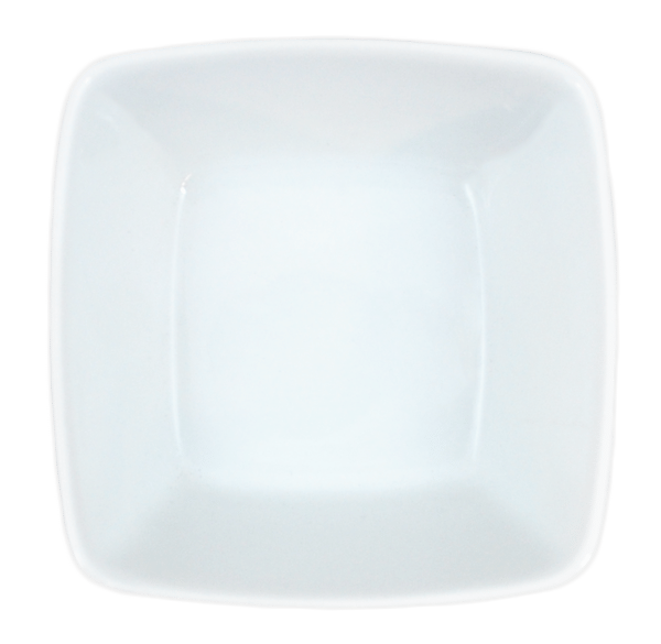 Skål i Porslin Kvadrat 12cm 12-pack