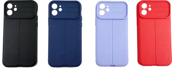 iPhone 11 -kuori - mikrokuituinen silikoni Mörkblå
