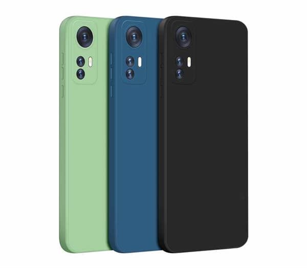 Xiaomi Mi 12 Pro/12S Pro - Silicone Shell Microfiber Svart