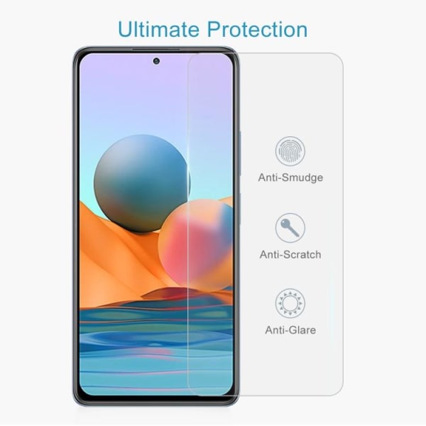 Xiaomi Redmi Note 11 Pro, 10 Pro, 10 Pro Max, 9 Pro - Hærdet beskyttelsesglas Transparent