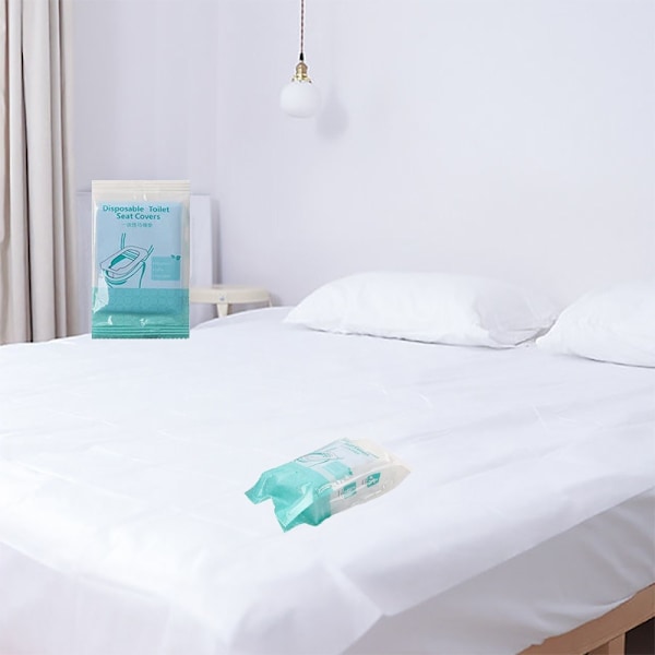Hygien Paket - 2 st Sängkläder + Toalettsitsskydd Vit 10-pack