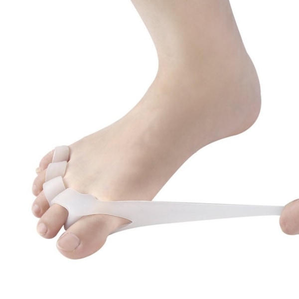 Hallux Valgus skydd - Lång tå Transparent