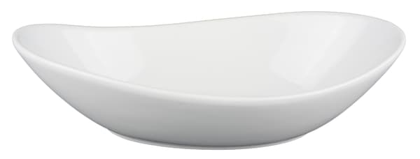 Stor Porslins Skål Oval - 4 pack Vit