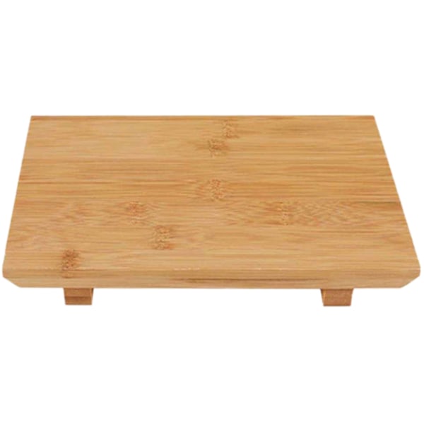 Sushi Plate - Wood High Brun 24x14cm