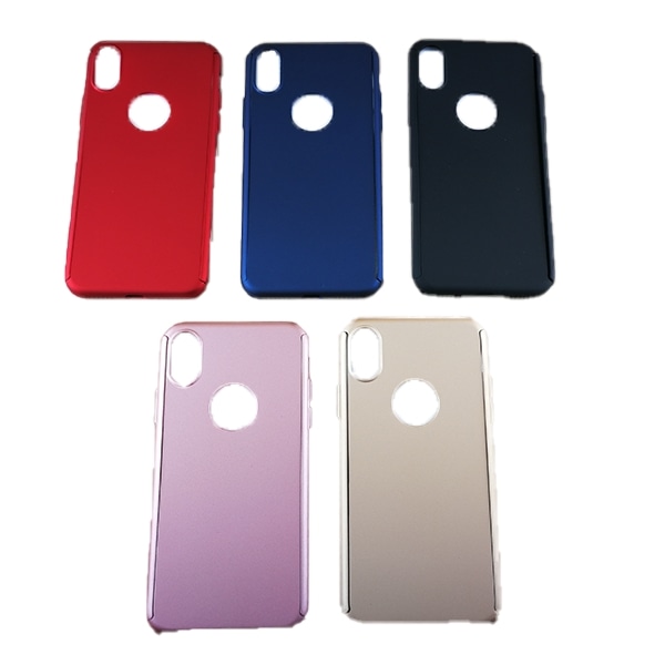 iPhone X / iPhone XS-skal - PC-plast Röd metallic