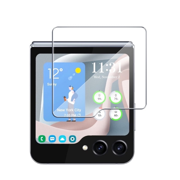 Samsung Galaxy Z Flip 5 karkaistu suojalasi - Edessä