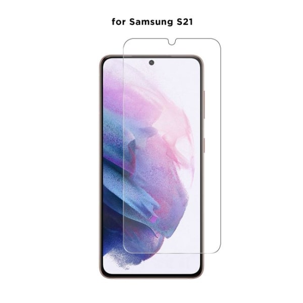 Heltäckande härdat glas / skyddsglas till Samsung Galaxy S21