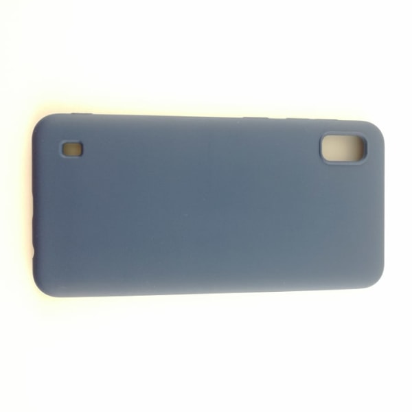 Samsung A10 silikon mikrofiber skal / skydd blå