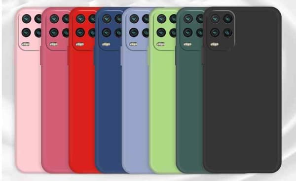 Xiaomi 10 Lite silikon mikrofiber skal Mörkgrön