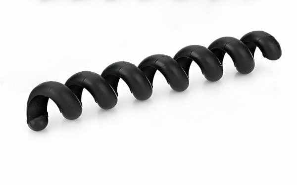2-Pack - Kabelfodral Spiral – För Smidig Sladdhantering! Svart