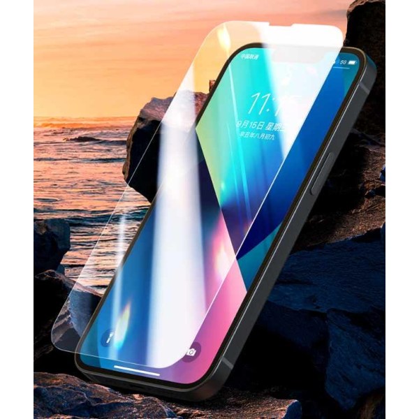 2-pak - iPhone 13 Mini skærmbeskyttelse af hærdet glas i høj kva