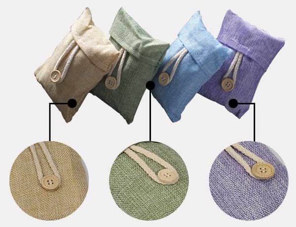 Air Purifier Bamboo Carbon bag 100 g - 2-pack Gul