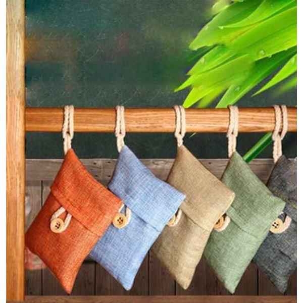 Air Purifier Bamboo Carbon bag 100 g - 2-pack Blå