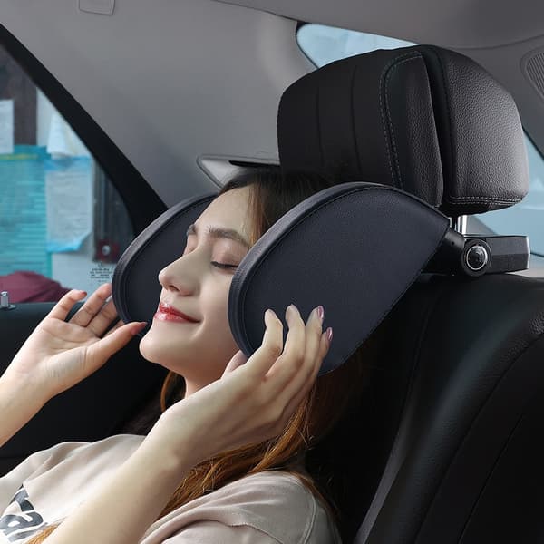 Nackstöd / Sovstöd för bilsäten Svart