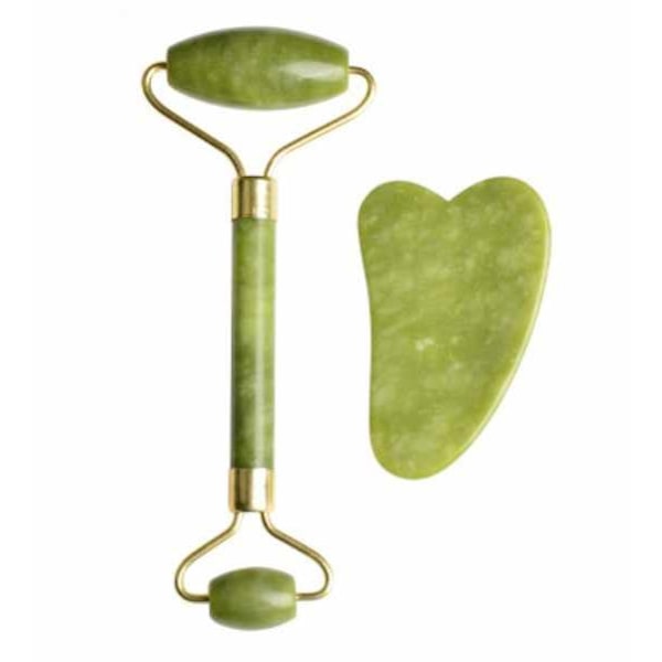 Gua Sha massage kit - Grön Grön