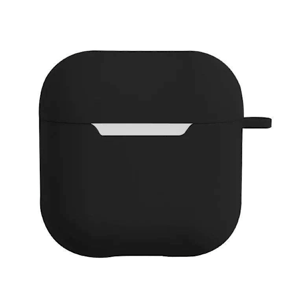 Hörlurar/BlueTooth Headsetfodral + Silikonsnöre Svart