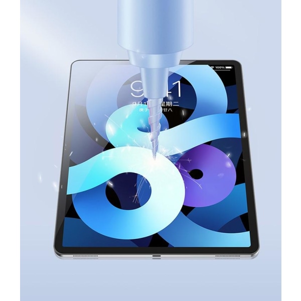 iPad Air 10,9 tommer - hærdet beskyttelsesglas Vit