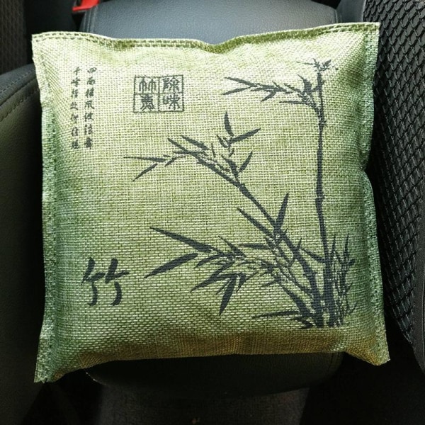 Ilmanpuhdistin - Bamboo Carbon Bag 500 g Green b328 | Green | 472 | Fyndiq