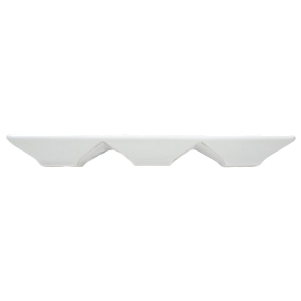 3-delad tallrik i porslin 12-pack
