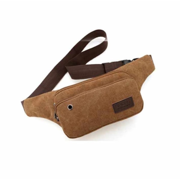 Waist Bag - Canvas Several Colors Brun