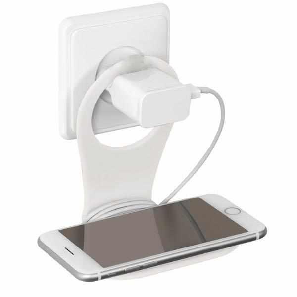 Foldbar mobiltelefonholder - perfekt til rejsen White