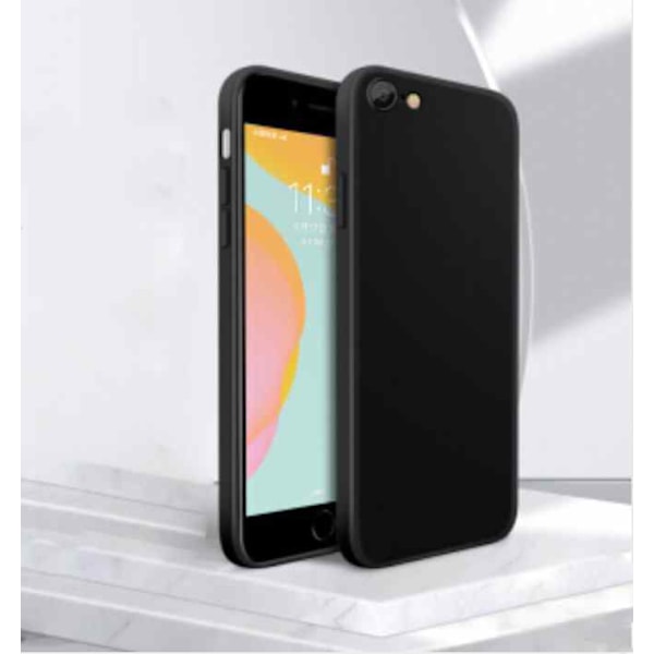 iPhone 7 / 8 / SE Mikrofiber silikonskal Blå