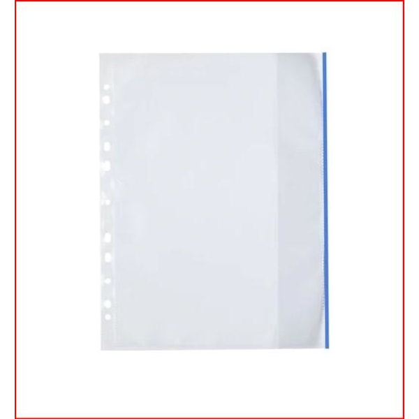 A4 Plastic Folder - Folder Blue 12-pack Transparent