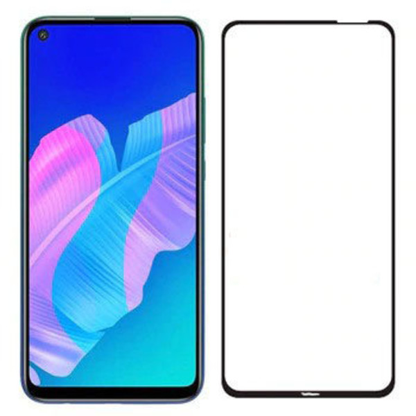 Härdat glas / heltäckande skärmskydd till Huawei P40 lite