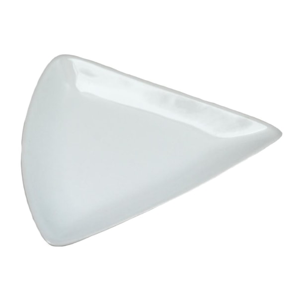 Mini porcelænstønde - trekantet - 18-pakning Vit