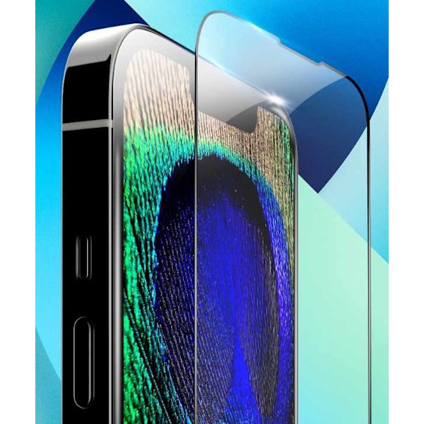 3-Pack - iPhone 13 / 13 Pro Hög Kvalitets Heltäckande Härdat Glas Skärmskydd