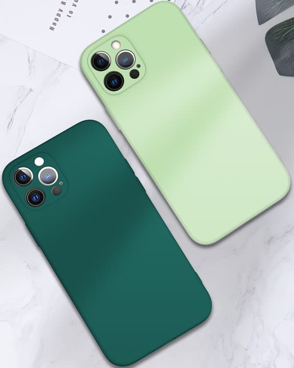 iPhone 12 Pro Max Mikrofiber silikonskal  Röd