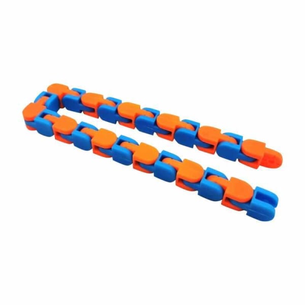 Fidget Toys - Fidget Leksak - Böjd Räls blå/orange