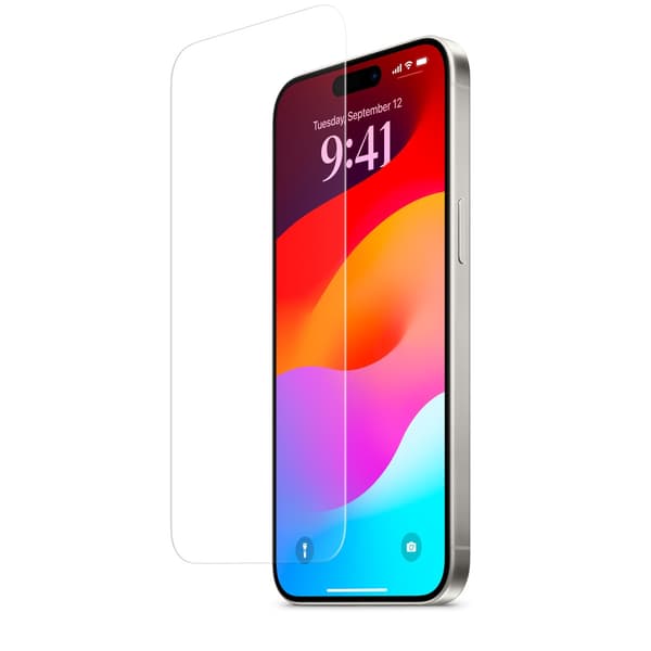 iPhone 15 Plus - Transparent Skal + Härdat Skyddsglas