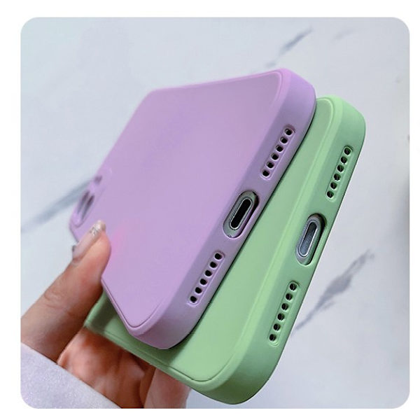 iPhone 12 Pro Max Mikrofiber silikonskal  Röd