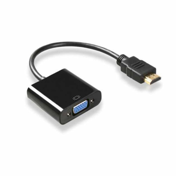 Kabel - HDMI (hane) till VGA (hona) adapter Svart