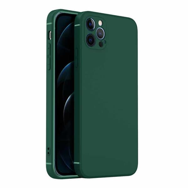 iPhone 14 Pro Max Case - Microfiber Silicone Svart