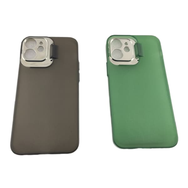 iPhone 12 - Muovikuori Svart-Grå