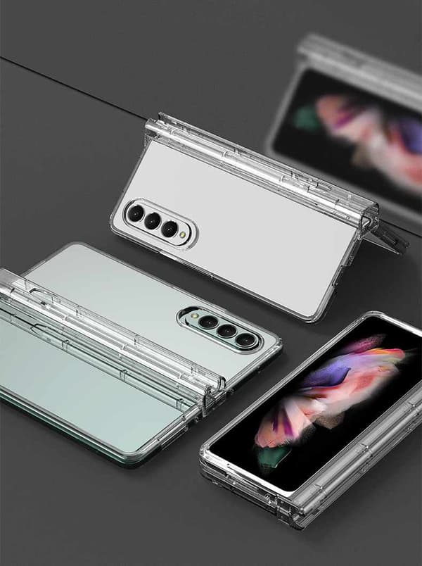 Samsung Galaxy Z Fold 4 - läpinäkyvä kuori Transparent