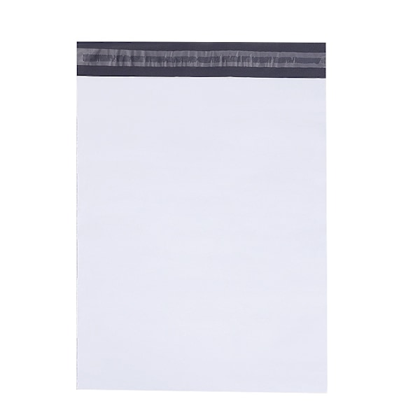 100 stk - E-handelspose 28 x 42 cm - Hvid White 1 pack