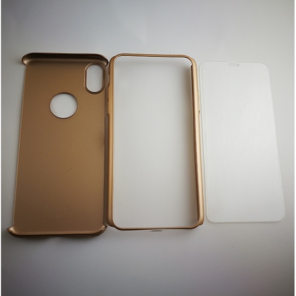 iPhone X / iPhone XS Shell - PC-muovi Guld metallic