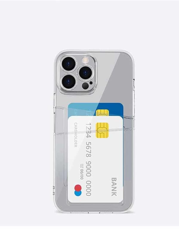 iPhone 13 Pro - Transparent Case Double Card Slot