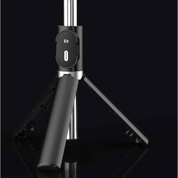 Selfiestick med Trådlös Kamerafunktion - STAND P60 Svart