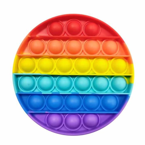 Fidget Toys - Legetøjspakke til voksne og børn - 34 stk Rainbow Pop Circle