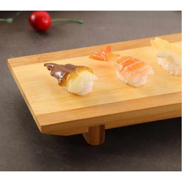 Sushi Plate - Wood High Brun 27x18cm