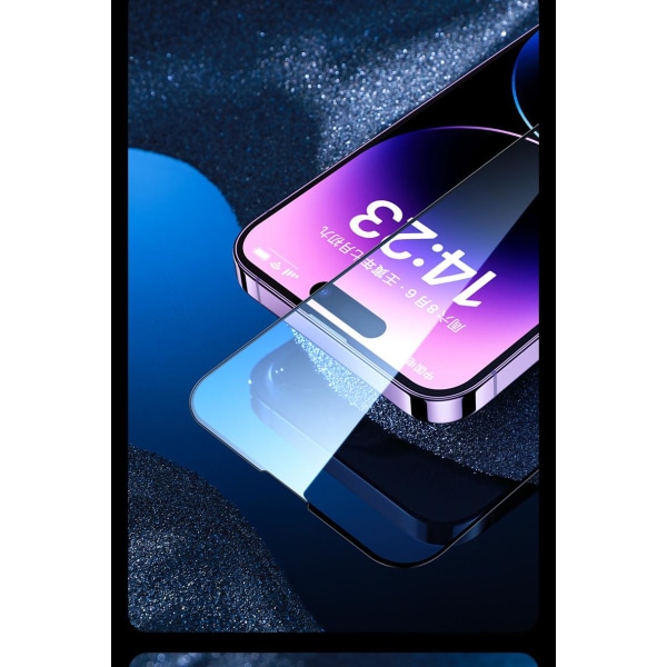 iPhone 14 Pro Max - Fuldt dækket hærdet beskyttelsesglas